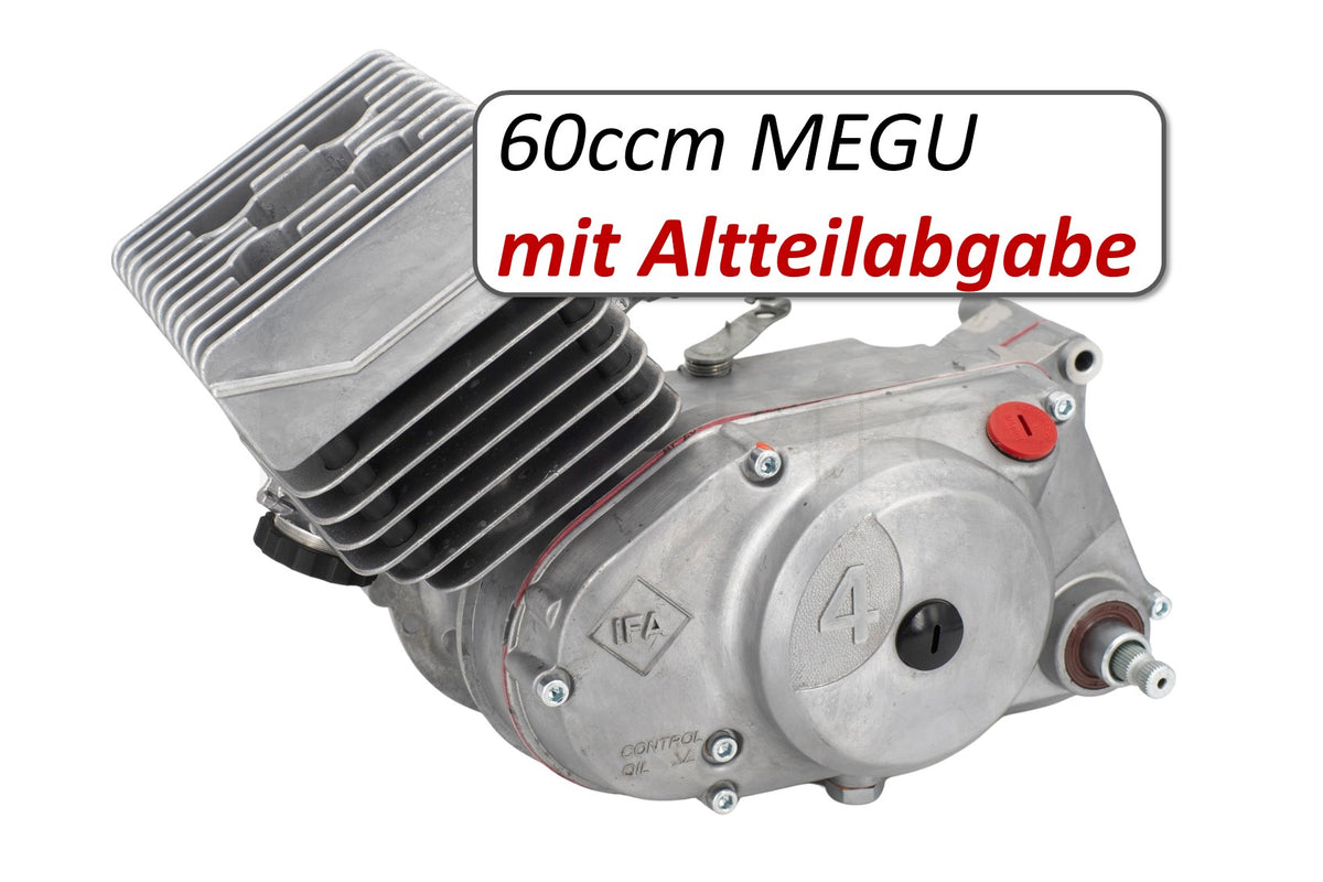 60ccm MEGU Komplettmotor Regeneration / mit Altteilabgabe