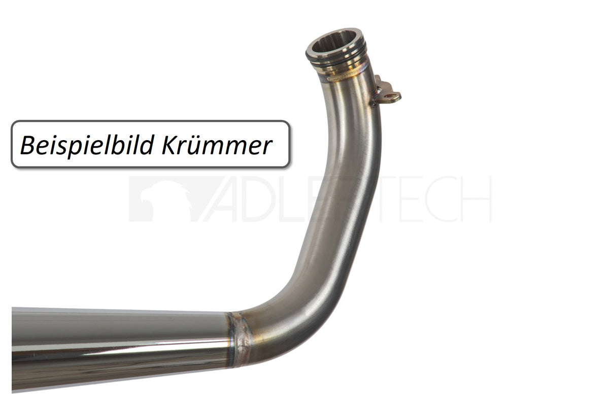 Rohteil Krümmer Edelstahl AT85C AOA5 Straße Auspuff S50, S51