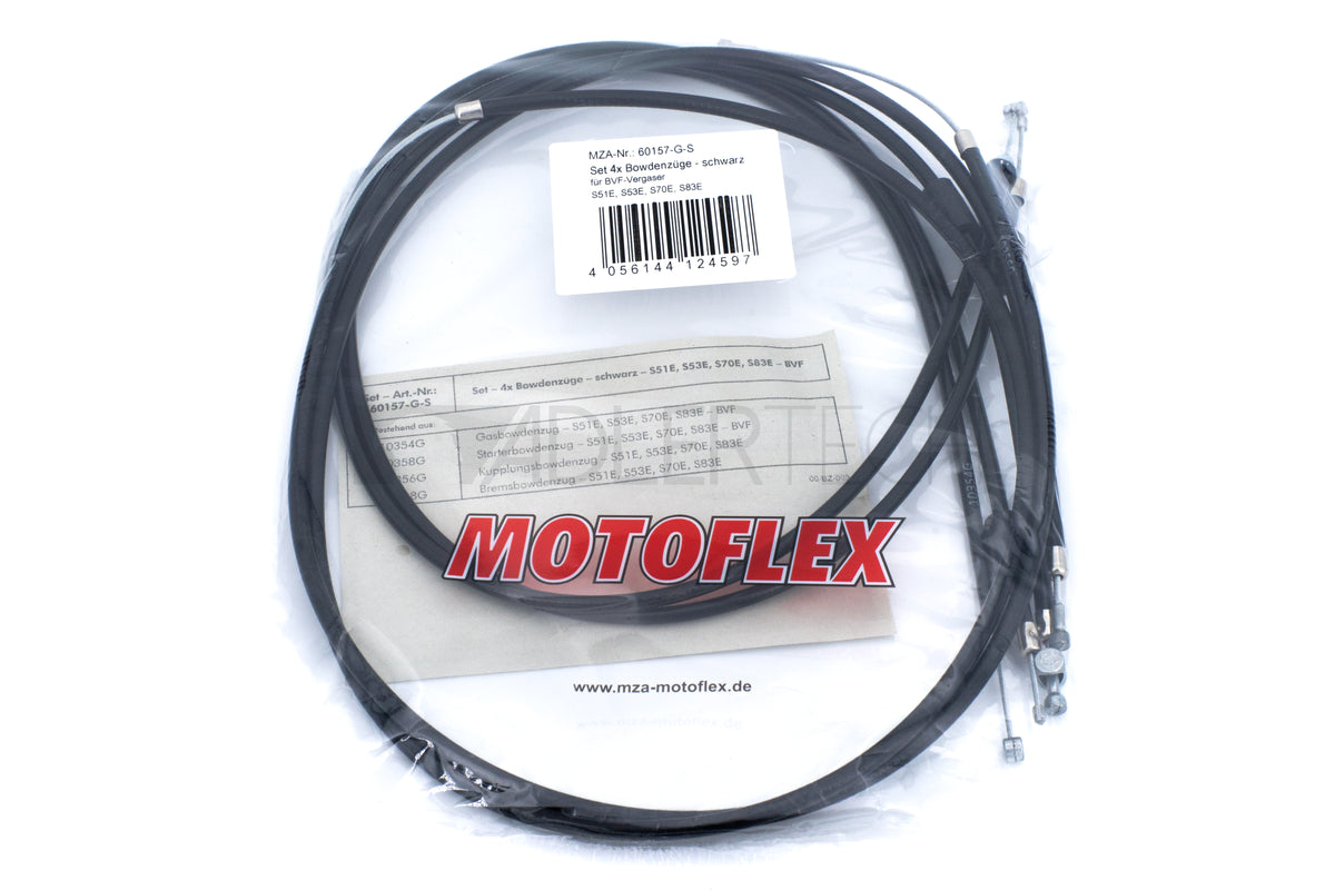MOTOFLEX Starterzug Für Simson - 25mm Länger Für BVF Vergaser