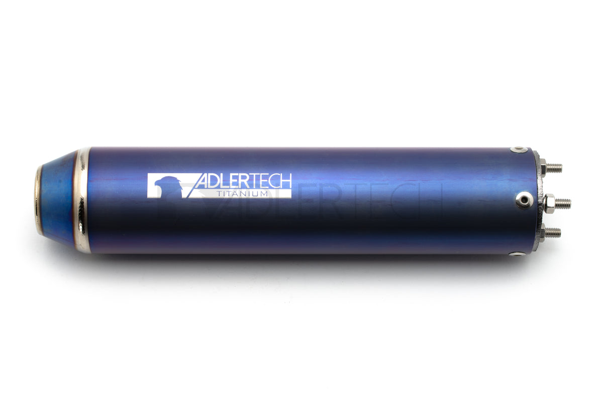 Schalldämpfer Racing TITAN lila/blau AdlerTech