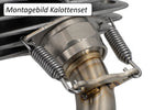 Lade das Bild in den Galerie-Viewer, Krümmer Edelstahl mit Kalotte für Motorumbau auf M500 bei KR51/1 SR4-