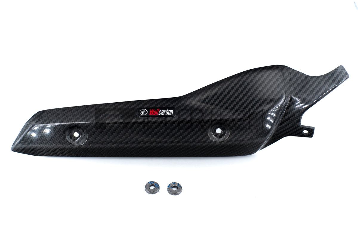 Carbon Hitzeschutz für Auspuff KTM 690