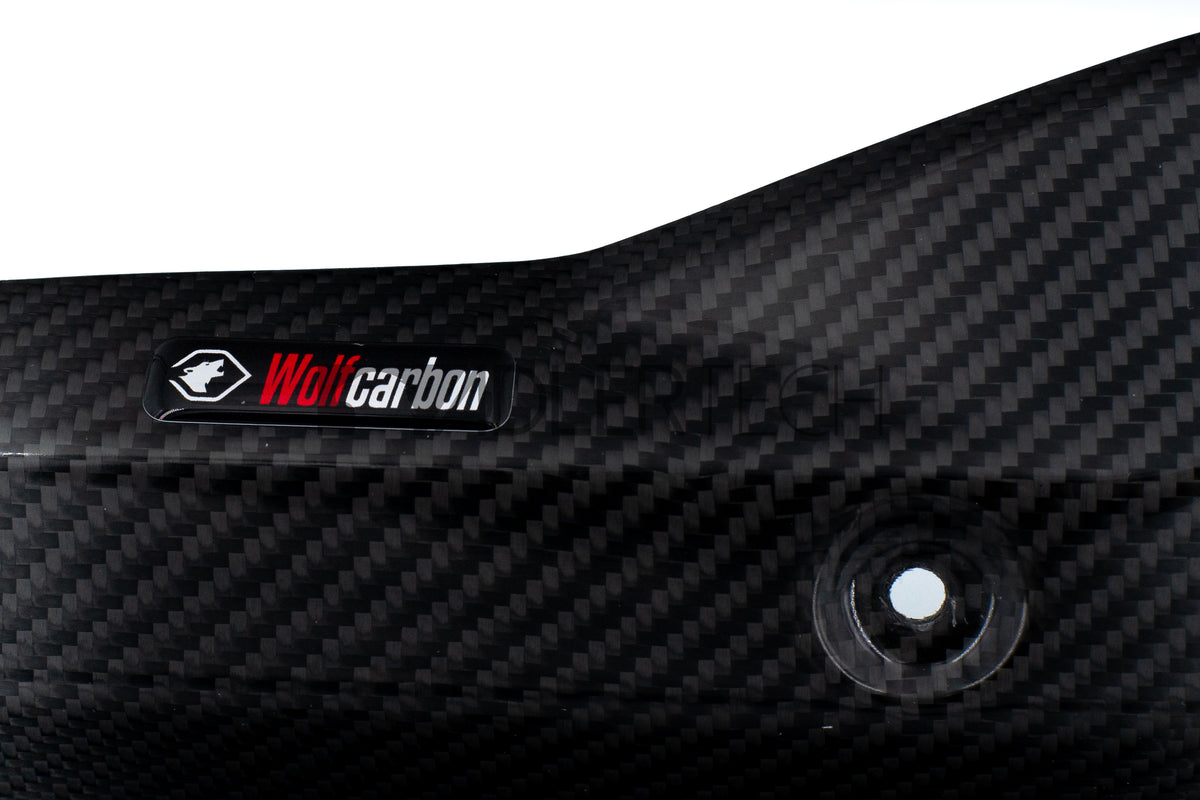 Carbon Hitzeschutz für Auspuff KTM 690