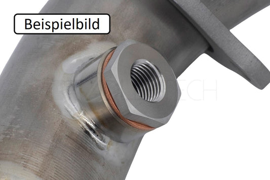 Gewindeadapter Lambdasonde Edelstahl M18x1,5 auf M12x1,25