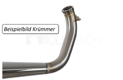 Rohteil Krümmer Edelstahl AT85C AOA5 Straße Auspuff S50, S51