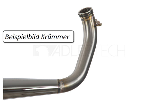 Rohteil Krümmer Edelstahl AT85C AOA5 Straße Auspuff S50, S51