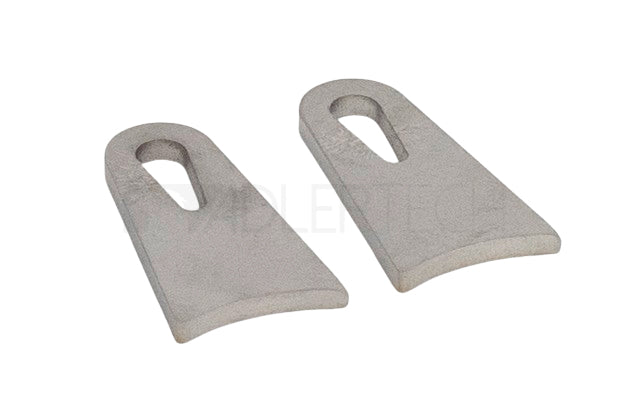 Federlaschen Edelstahl Set für Kalottenset
