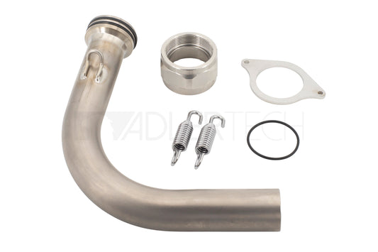 Krümmer AOA2,5 Kalotte Edelstahl/Titan Auspuff KR51/1 SR4-
