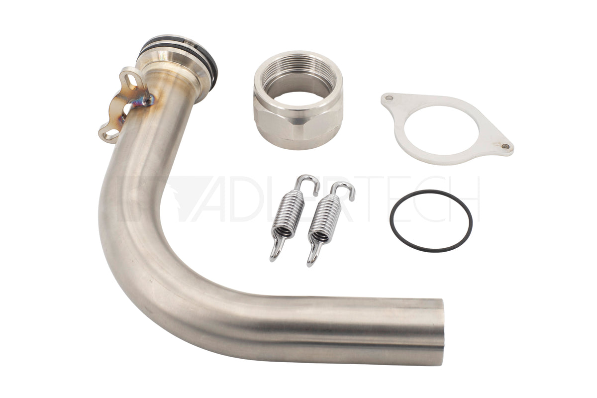 Krümmer AOA2,5 Kalotte Edelstahl/Titan Auspuff KR51/1 SR4-