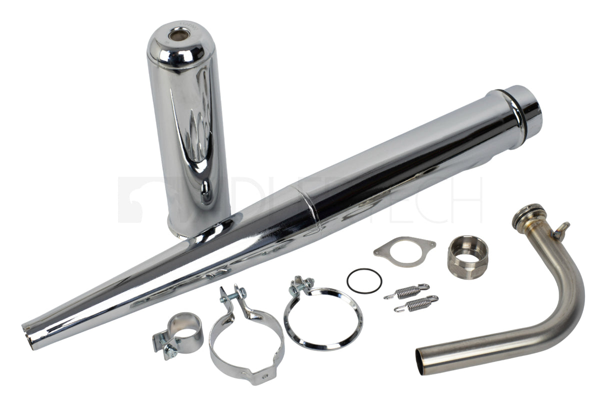 Auspuffanlage Standard mit KALOTTE linksverlegt AdlerTech KR51/1 SR4-