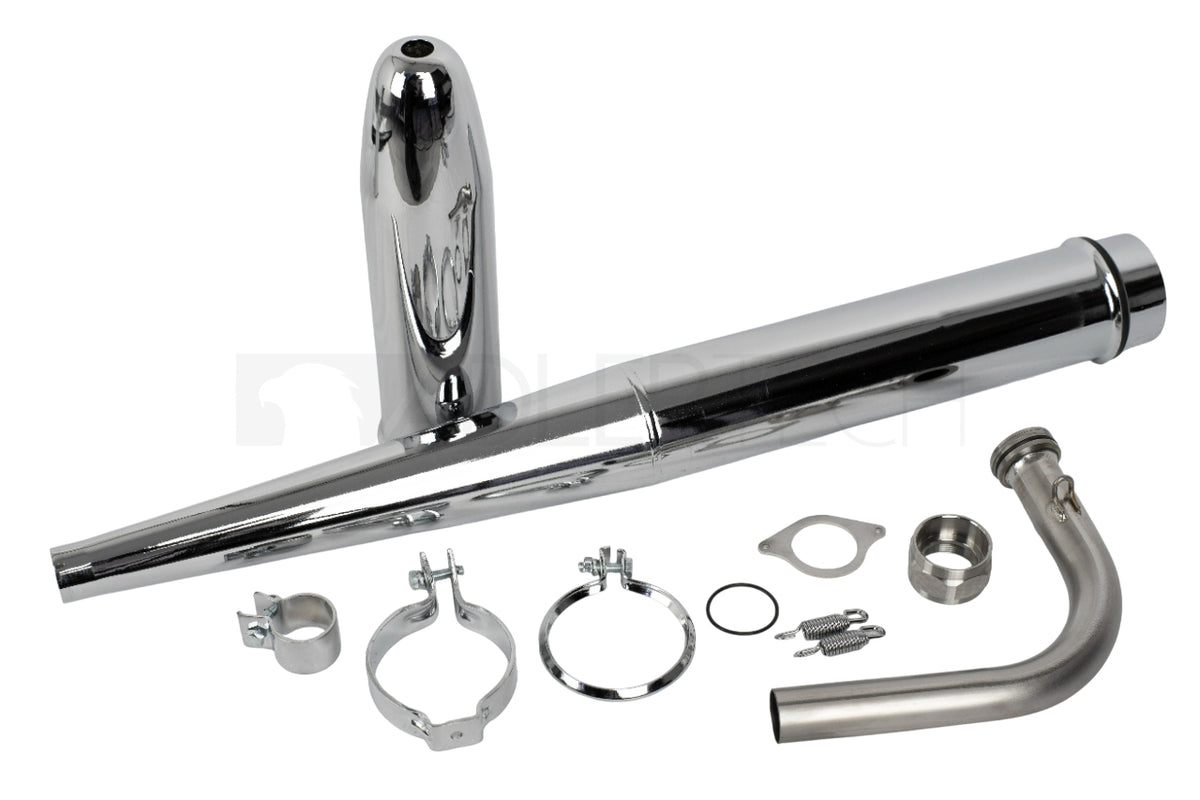 Auspuffanlage Standard mit KALOTTE linksverlegt AdlerTech KR51/1 SR4-