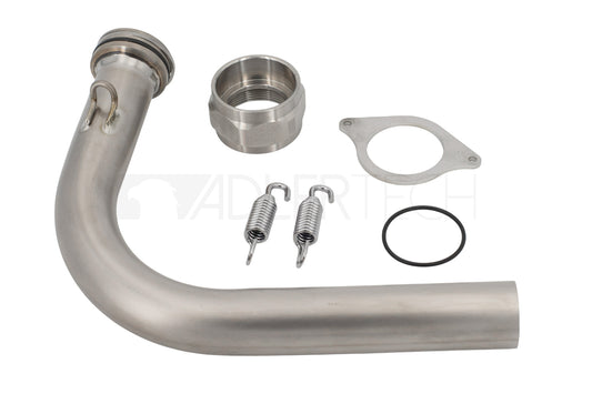 Krümmer AOA1,5 Kalotte Edelstahl/Titan Auspuff KR51/1 SR4-