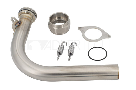 Krümmer AOA1,5 Kalotte Edelstahl/Titan Auspuff KR51/1 SR4-