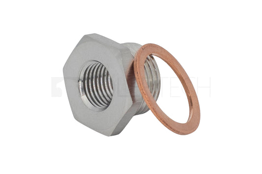 Gewindeadapter Lambdasonde Edelstahl M18x1,5 auf M12x1,25