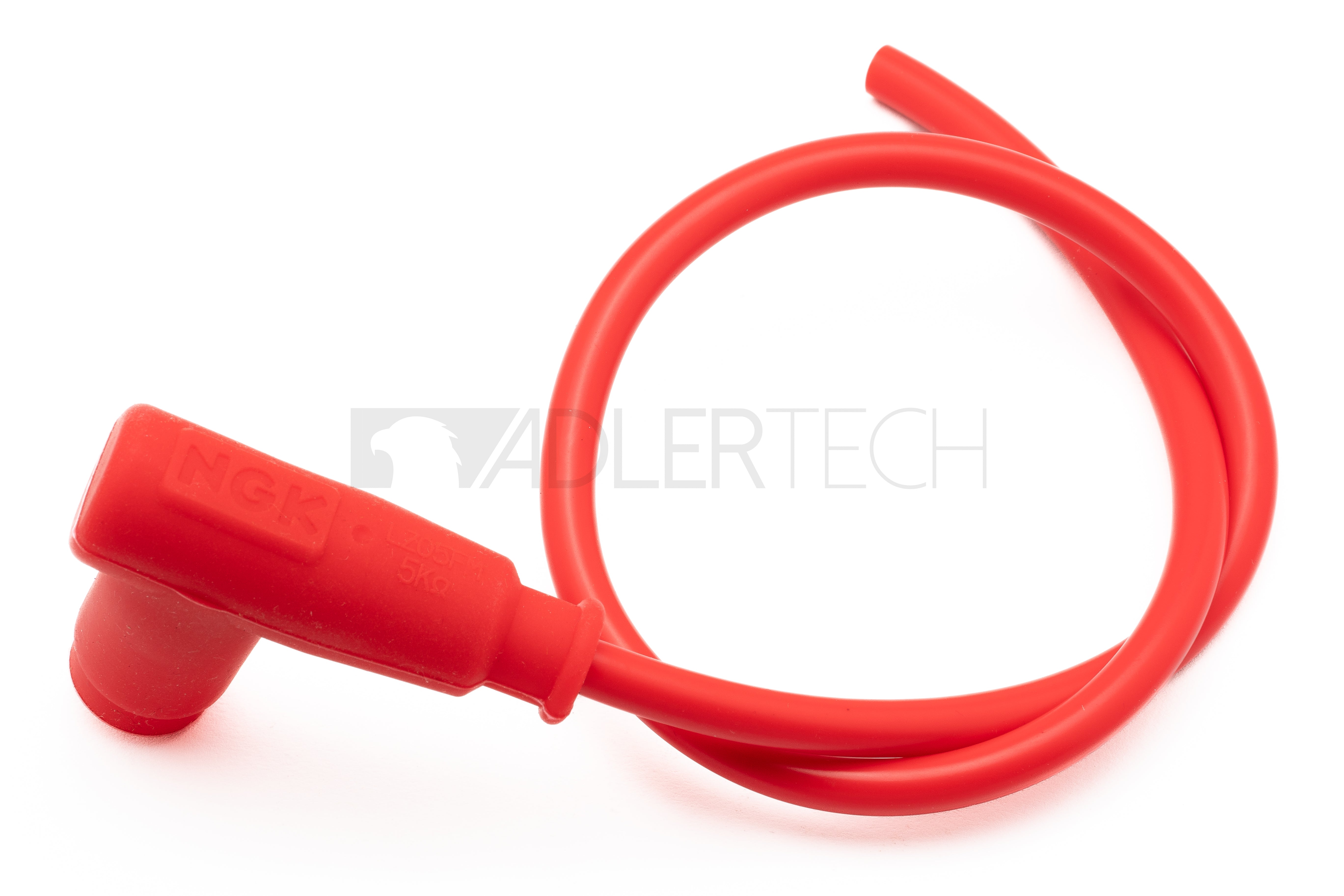 Kerzenstecker inkl. Zündkabel Rot