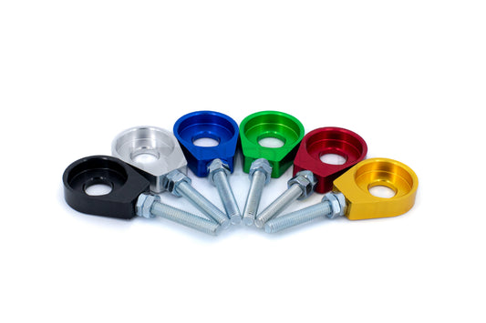 Kettenspanner CNC Alu eloxiert 12mm SET
