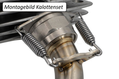 Krümmer AOA5 Edelstahl Kalotte Auspuff S50, S51, KR51/2