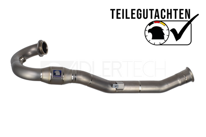 Krümmer Titan mit Powerbomb GasGas SM ES 700 / mit Teilegutachten