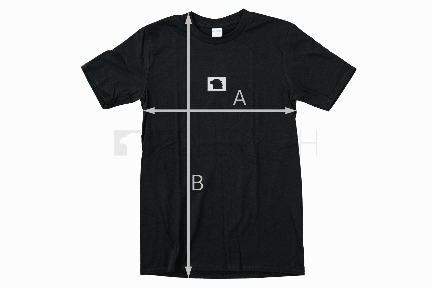 T-Shirt AdlerTech schwarz