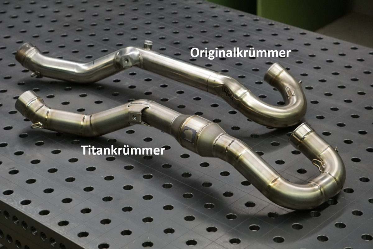 Krümmer Titan mit Powerbomb KTM 450 EXC