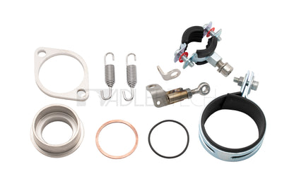 MTX130 Enduro Titan anodisiert Auspuffanlage S50, S51