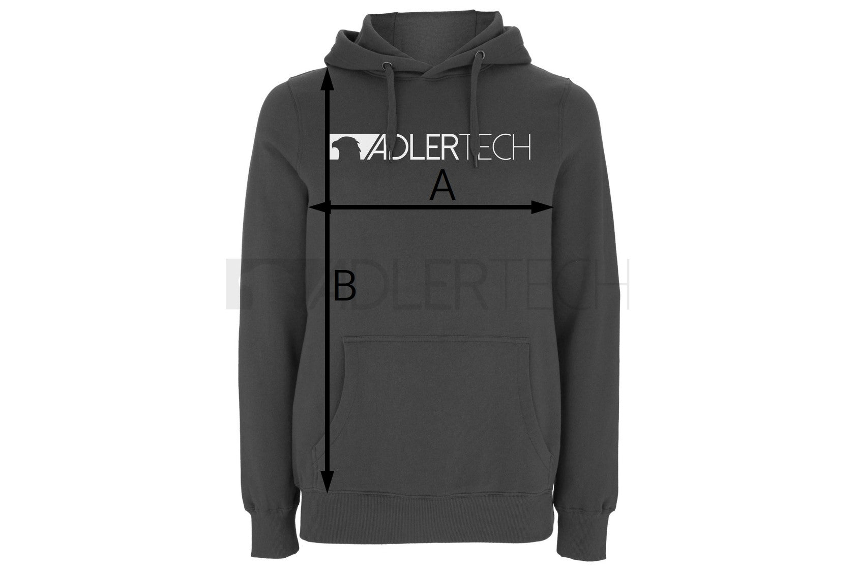 Hoodie AdlerTech burgundy