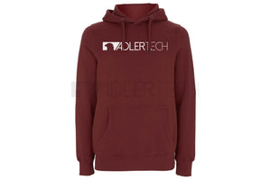 Hoodie AdlerTech burgundy